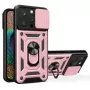 Capa iLike Armor Camshield para iPhone 14 Pro Max rosa