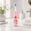 iLike Kids W3 escova de dentes elétrica (a pilhas) +3 cabeças rosa