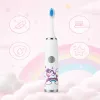 iLike Kids W3 escova de dentes elétrica (a pilhas) +3 cabeças branco