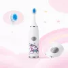 iLike Kids W3 escova de dentes elétrica (a pilhas) +3 cabeças branco
