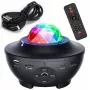 iLike Projetor de estrelas LED com 21 efeitos preto