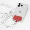 iLike Pega universal removível para telemóvel para correias, Vermelho
