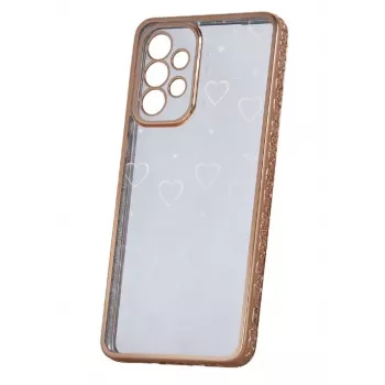 iLike Capa de carteira 2 em 1 Blink para Samsung Galaxy A33 5G, dourada
