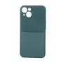 Capa com porta-cartões iLike para Samsung Galaxy A13 4G verde floresta