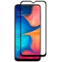 iLike Protetor de ecrã em vidro temperado 2.5D Curved Edge para Samsung Galaxy A10 - Moldura preta Full Glue