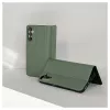 Capa tipo livro slim iLike para Samsung Galaxy A14 5G verde-escura