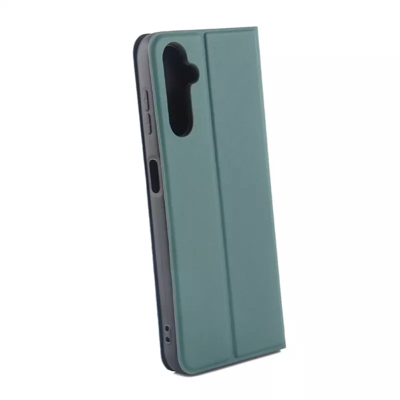 Capa tipo livro slim iLike para Samsung Galaxy A14 5G verde-escura