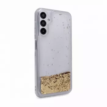 iLike Capa de Silicone Water Glitter Dourada para Samsung Galaxy A14 5G