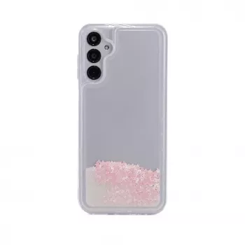 iLike Capa de Silicone Water Glitter Rosa para Samsung Galaxy A14 5G