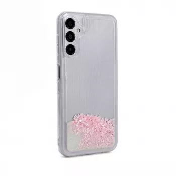 iLike Capa de Silicone Water Glitter Rosa para Samsung Galaxy A14 5G