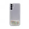 iLike Samsung Galaxy A14 5G Capa de silicone Water Glitter Rainbow