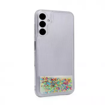 iLike Samsung Galaxy A14 5G Capa de silicone Water Glitter Rainbow