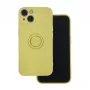 Capa com pega para dedo iLike para Samsung Galaxy A15 4G / A15 5G amarela