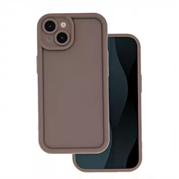 Capa TPU iLike Rim para Samsung Galaxy A15 4G / A15 5G castanha