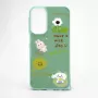 iLike Capa Epoxy Cartoon para Samsung Galaxy A15 verde-clara