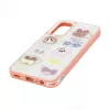 iLike Samsung Galaxy A15 Capa Epoxy Cartoon Branca e Rosa