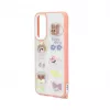 iLike Samsung Galaxy A15 Capa Epoxy Cartoon Branca e Rosa