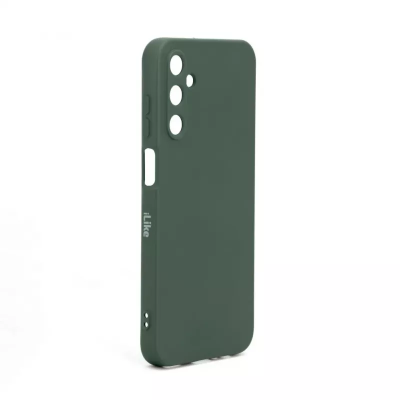 Capa de silicone nano iLike para Samsung Galaxy A15 Verde floresta