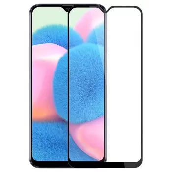 Protetor de ecrã em vidro temperado 2.5D Full Glue com moldura preta iLike para Samsung Galaxy A30s