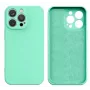 Capa de silicone iLike para Samsung Galaxy A33 5G verde menta