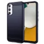 iLike Capa flexível de silicone carbono azul para Samsung Galaxy A34 5G