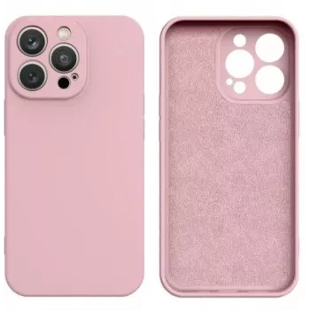 iLike Capa de silicone para Samsung Galaxy A34 5G rosa