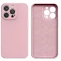 iLike Capa de silicone para Samsung Galaxy A34 5G rosa