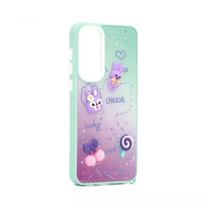 iLike Samsung Galaxy A35 Capa Epoxy Cartoon Menta
