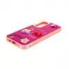 iLike Capa Epoxy Cartoon para Samsung Galaxy A35 rosa-vermelha