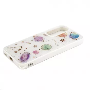 Capa Epoxy Cartoon iLike para Samsung Galaxy A35 branca