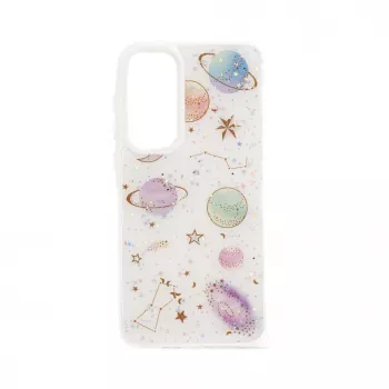 Capa Epoxy Cartoon iLike para Samsung Galaxy A35 branca