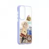 Capa Epoxy Cartoon iLike para Samsung Galaxy A35 Branco azul