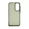 Capa híbrida de PC iLike para Samsung Galaxy A35 verde