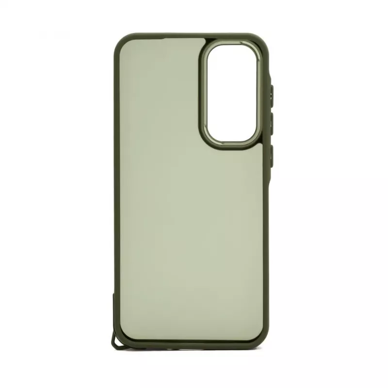 Capa híbrida de PC iLike para Samsung Galaxy A35 verde