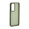 Capa híbrida de PC iLike para Samsung Galaxy A35 verde