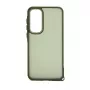 Capa híbrida de PC iLike para Samsung Galaxy A35 verde