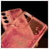 Capa de silicone iLike para Samsung Galaxy A35 Water Glitter rosa