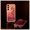 Capa de silicone iLike para Samsung Galaxy A35 Water Glitter rosa