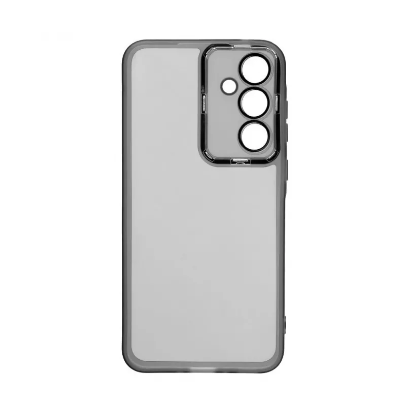 iLike Capa transparente com proteção de câmara para Samsung Galaxy A35 preto