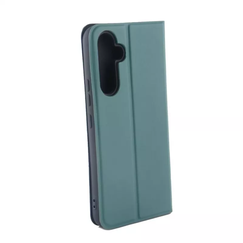 Capa tipo livro slim iLike para Samsung Galaxy A54 5G verde-escura