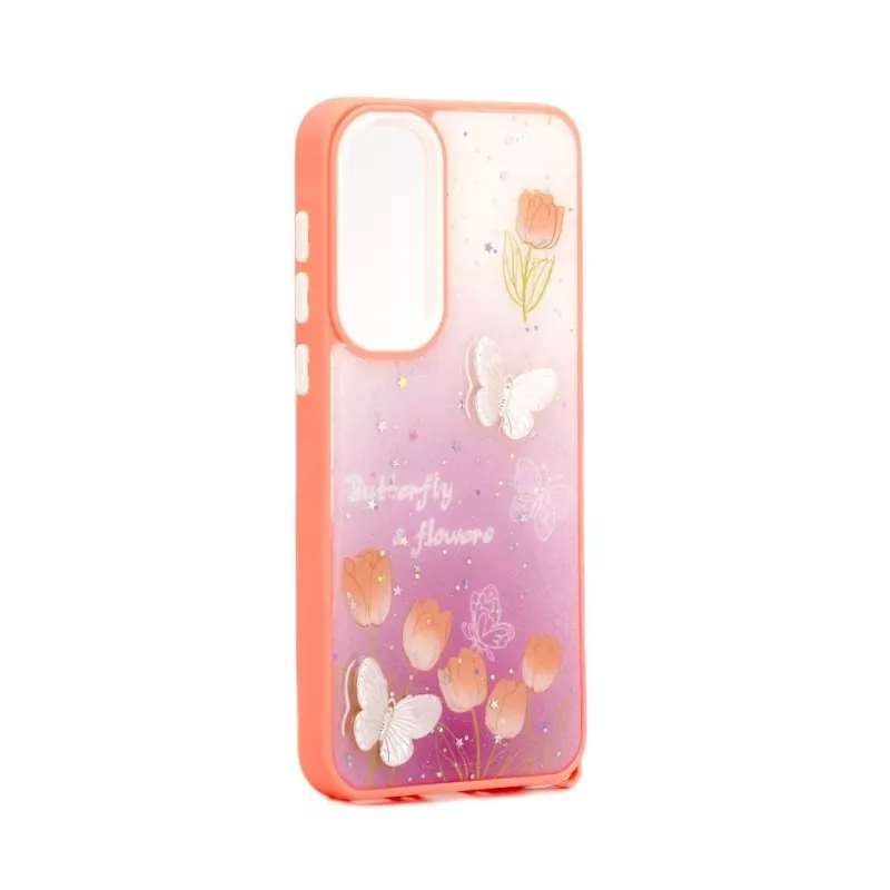 Capa Epoxy Cartoon iLike para Samsung Galaxy A55 rosa-clara