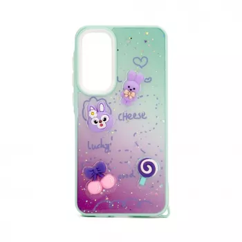 iLike Samsung Galaxy A55 Capa Epoxy Cartoon Menta