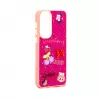 iLike Samsung Galaxy A55 Capa Epoxy Cartoon Rosa-vermelha