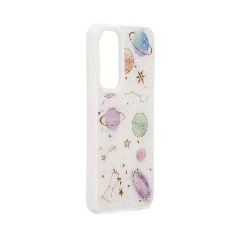 Capa Epoxy Cartoon iLike para Samsung Galaxy A55 Branca