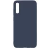 iLike Capa TPU fosca para Samsung Galaxy A70 azul-escura