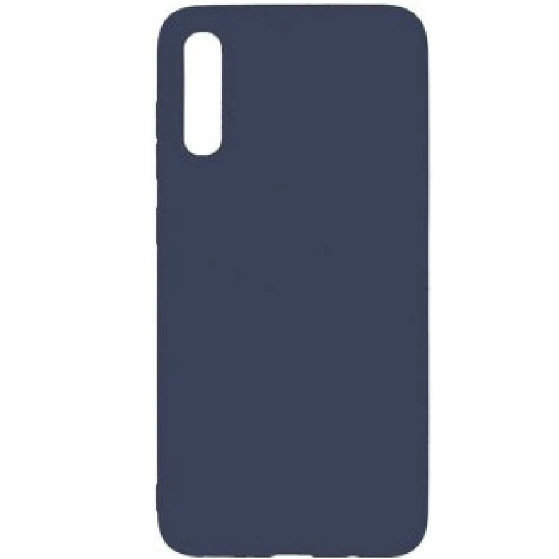 iLike Capa TPU fosca para Samsung Galaxy A70 azul-escura
