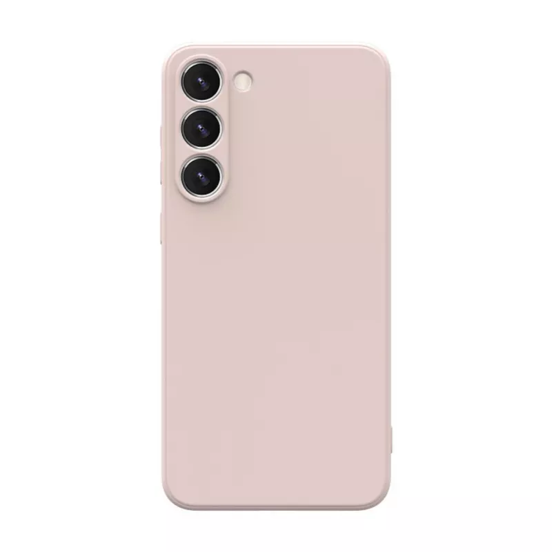 iLike Capa de silicone nano para Samsung Galaxy S23 Plus bege