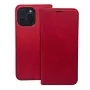 Capa tipo livro iLike Smart Suede para Samsung Galaxy S25 Edge Vermelho