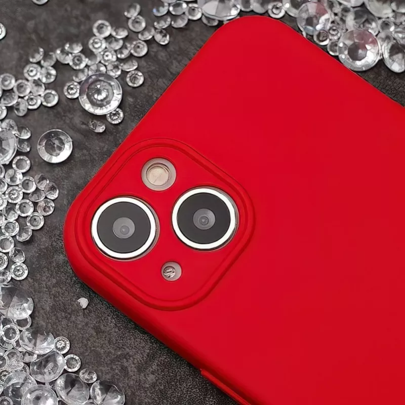 iLike Capa de silicone para Samsung Galaxy A27 5G Vermelho