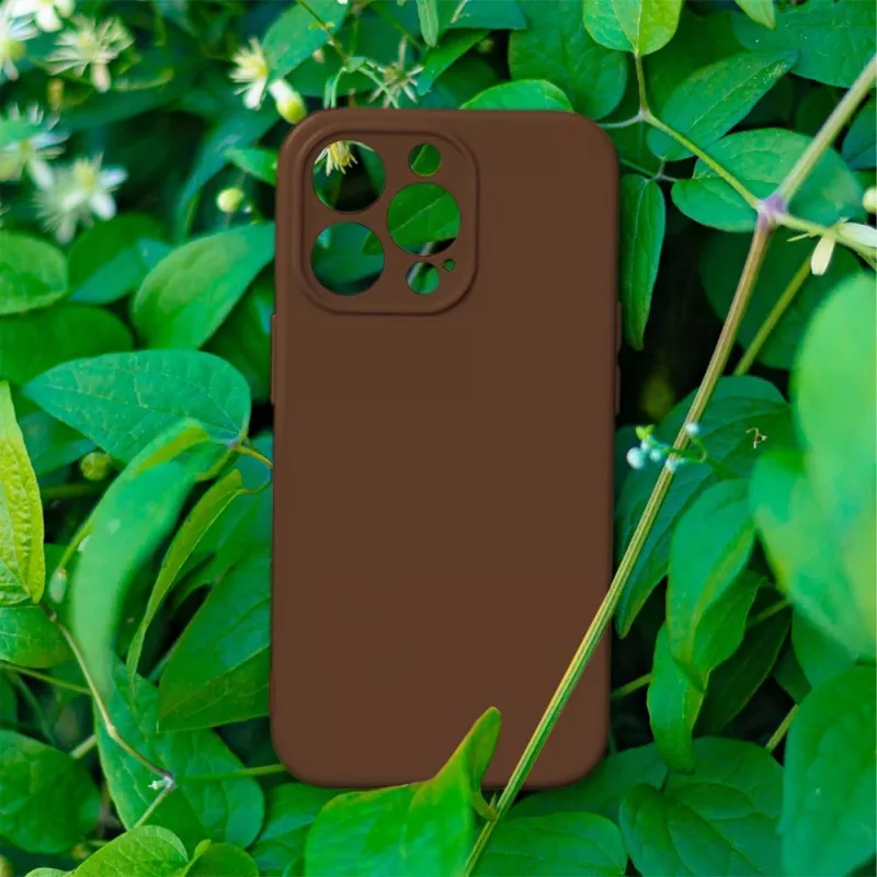 iLike Capa de silicone para Samsung Galaxy A37 5G, castanho